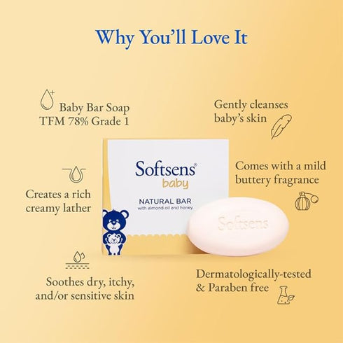 Softsens Baby Natural Bar Soap